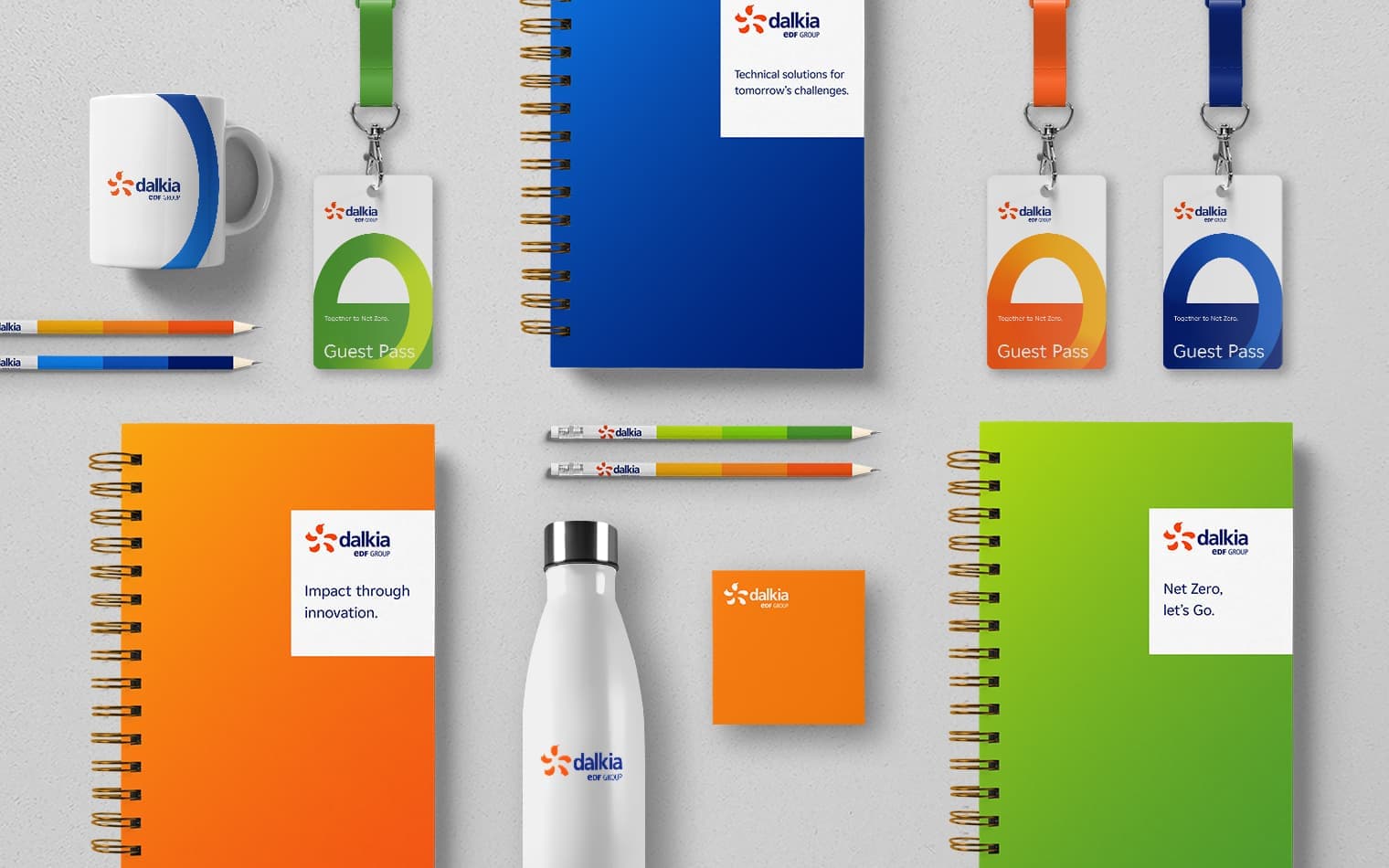 Dalkia Stationary Design | Steve Edge Design